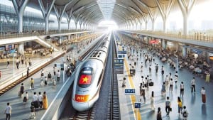 Tuyến metro cao tốc hiện đại