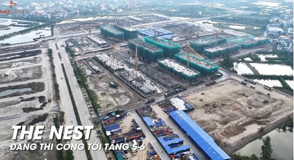 Cập nhật tiến độ thi công NOXH phân khu The Nest Cập nhật tiến độ thi công NOXH phân khu The Nest