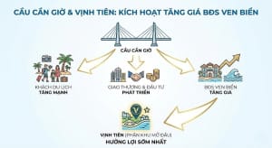 Cầu cần giờ kích hoạt tăng giá bds Vịnh Tiên Cần Giờ