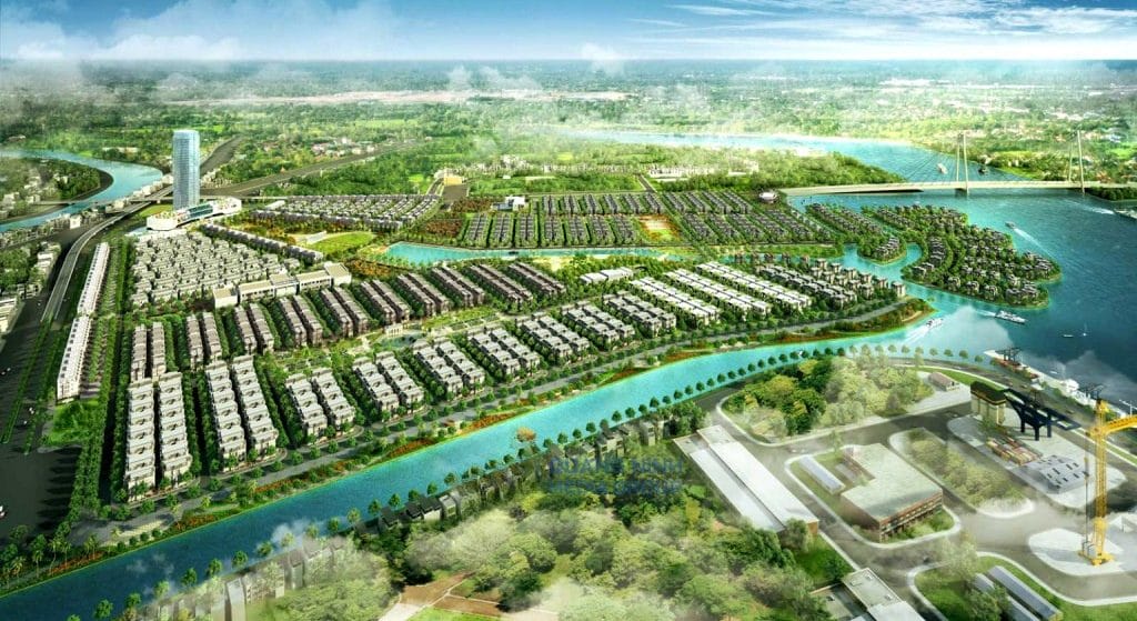 Phối cảnh một phần diện tích của khu đô thị Hạ Long Xanh Phối cảnh một phần diện tích của khu đô thị Hạ Long Xanh