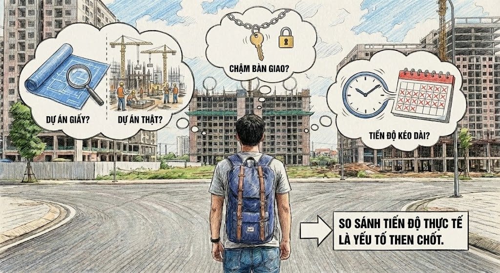 So sánh tiến độ giữa các dự án