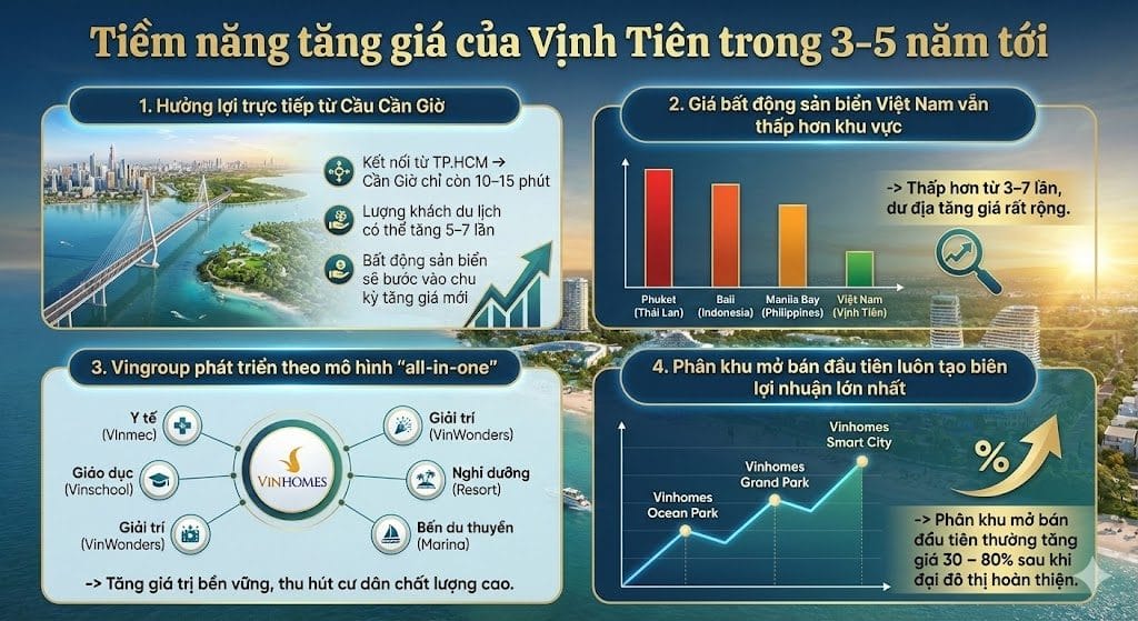 Tiềm năng tăng giá của Vịnh Tiên trong các năm tới Ảnh Minh Hoạ