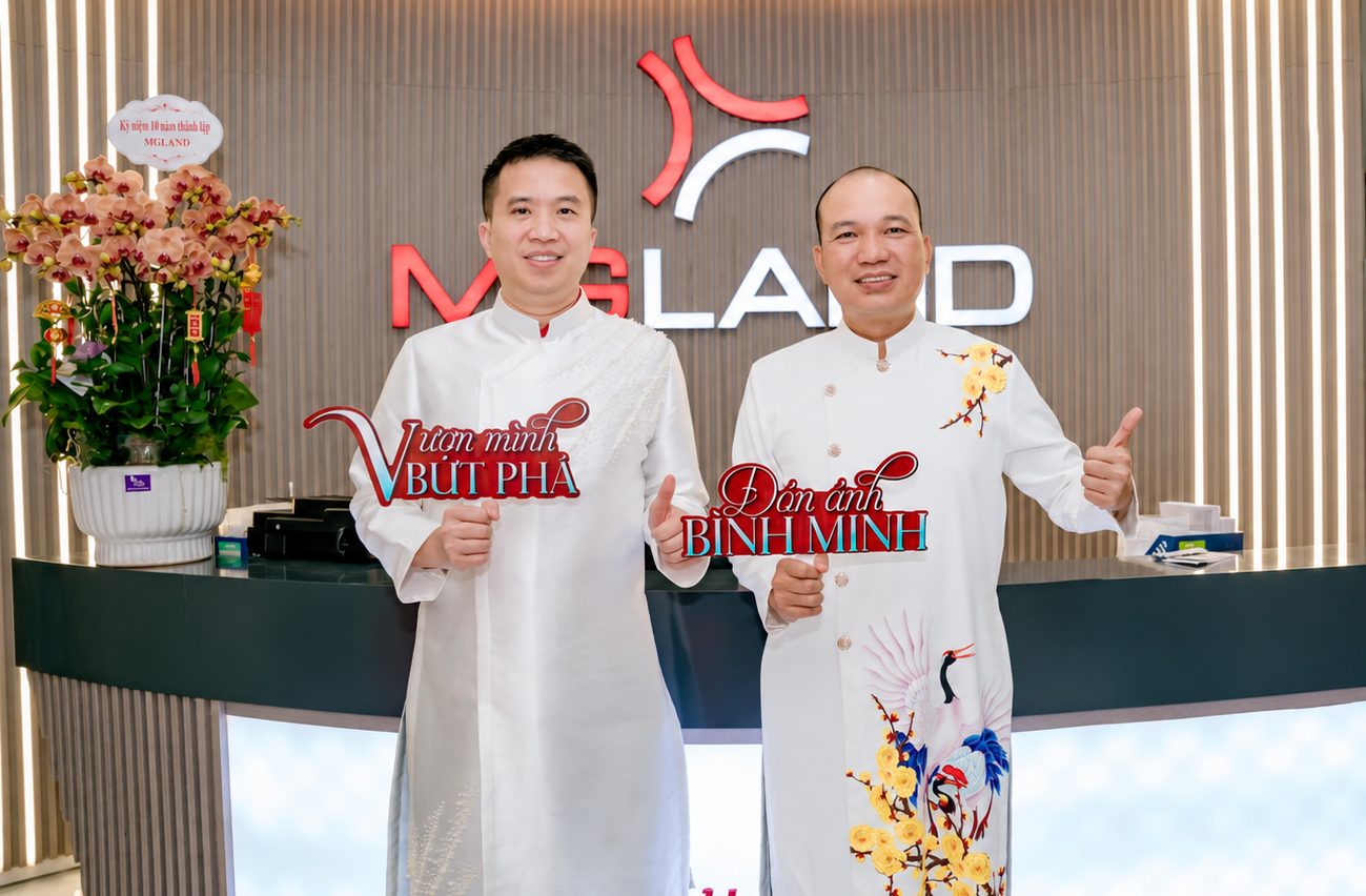 Chủ tịch HĐQT Nguyễn Hữu Kiều và Tổng Giám đốc Dương Nghiệp Lê – Những người dẫn dắt hành trình vươn tầm của MGLAND.