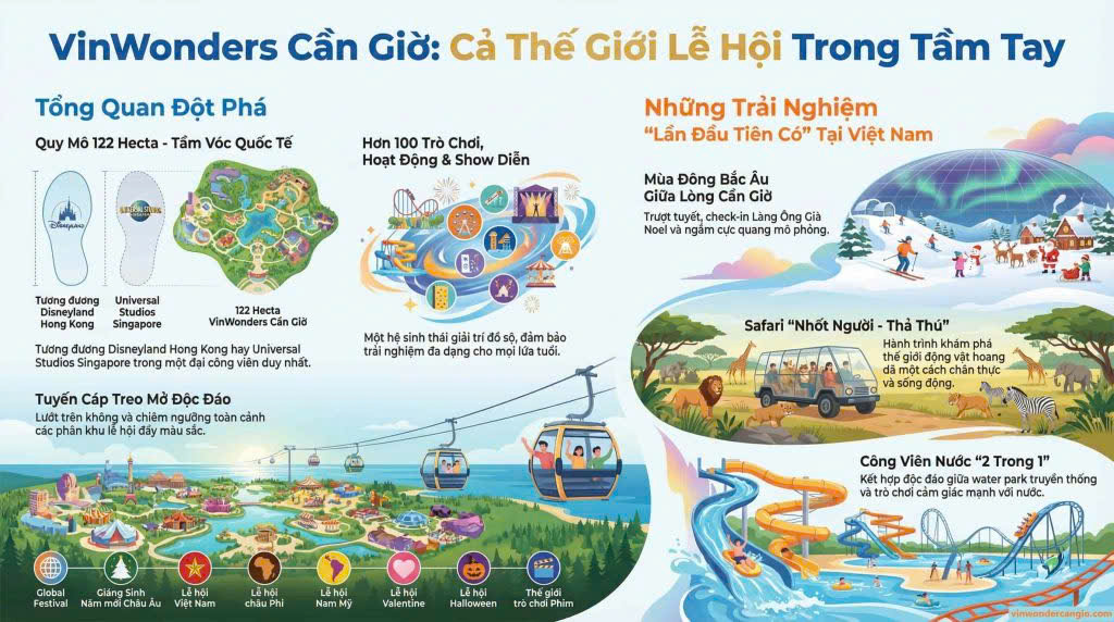 Vinwonders Cần Giờ có những gì?
